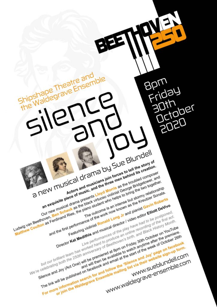 Beethoven Silence and Joy Poster